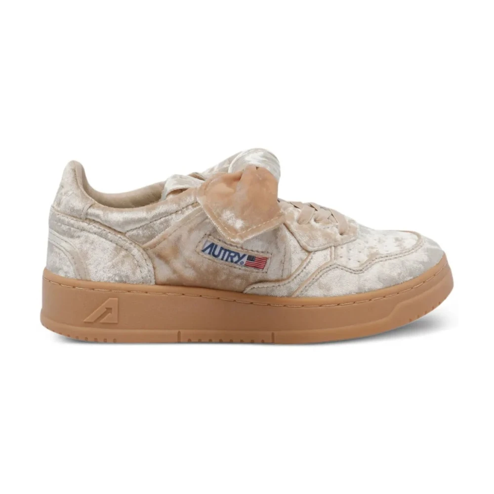 Autry Medalist Low Dames Schoenen Beige