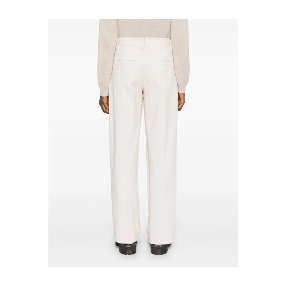 BRUNELLO CUCINELLI Broek Pantalone Tinto White Dames