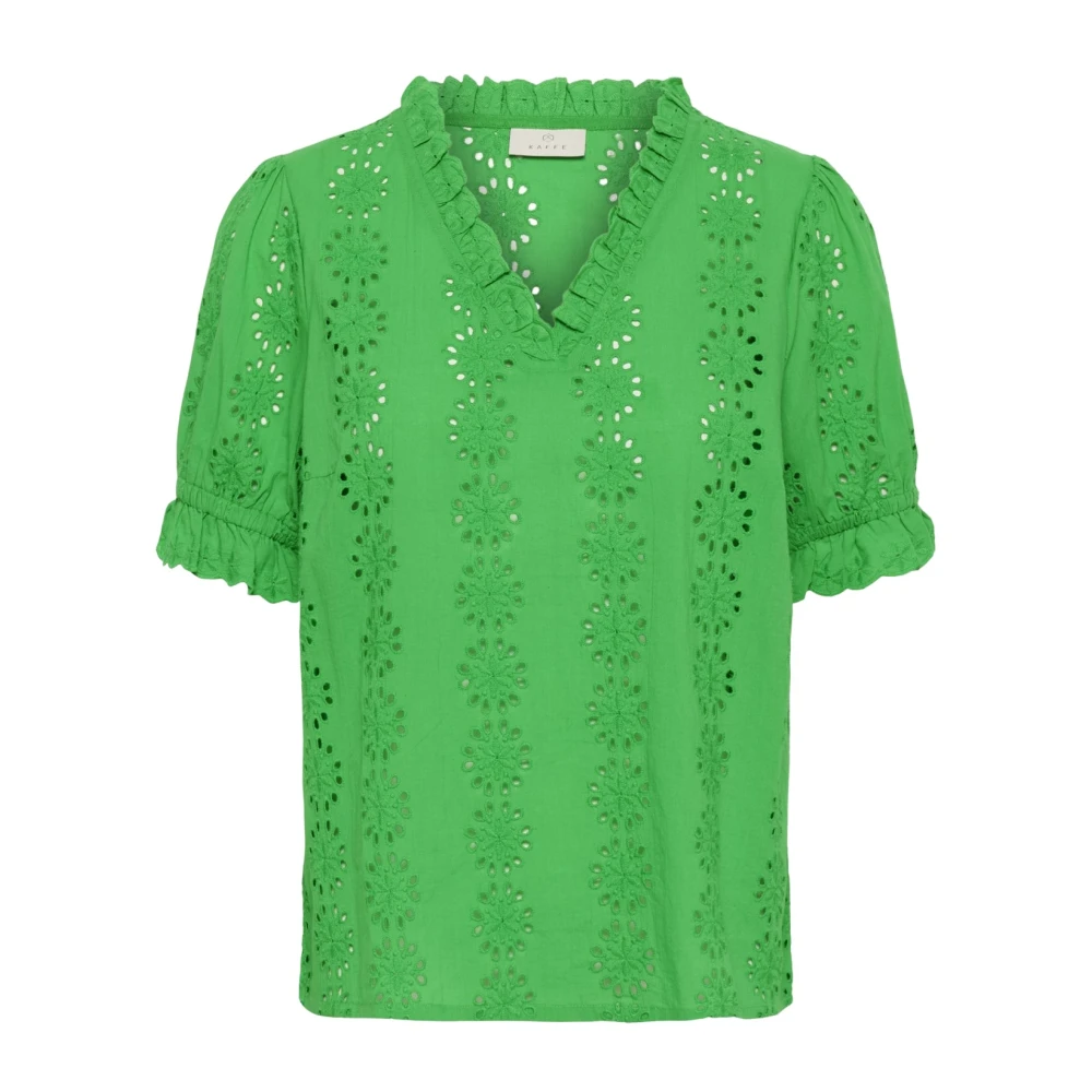 Kaffe Donna Verde - Blouse - Blouses & Shirts - Xs