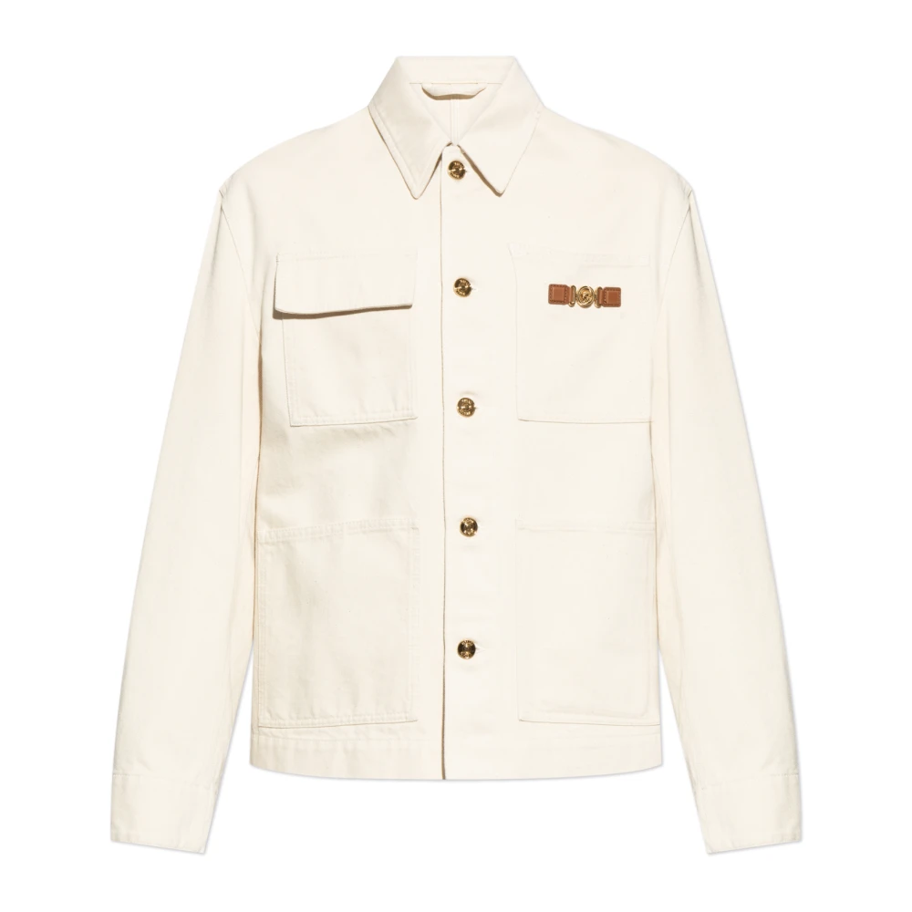 Jackets > Denim Jackets - - Versace - Modalova