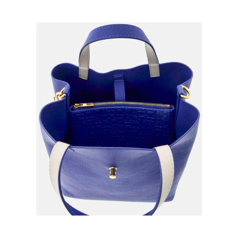 Carolina Herrera Gesloten XS Blauwe Matryoshka Tas Blue Dames