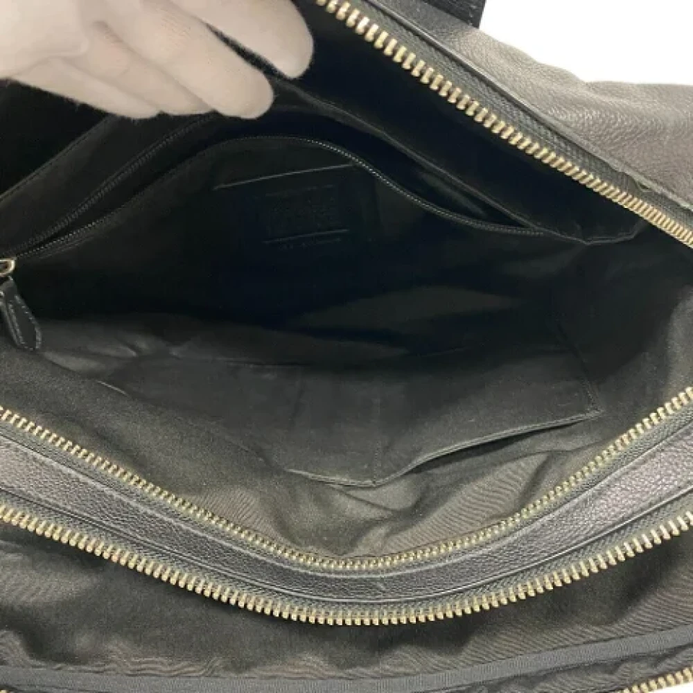 Coach Pre-owned Leather handbags Black Dames