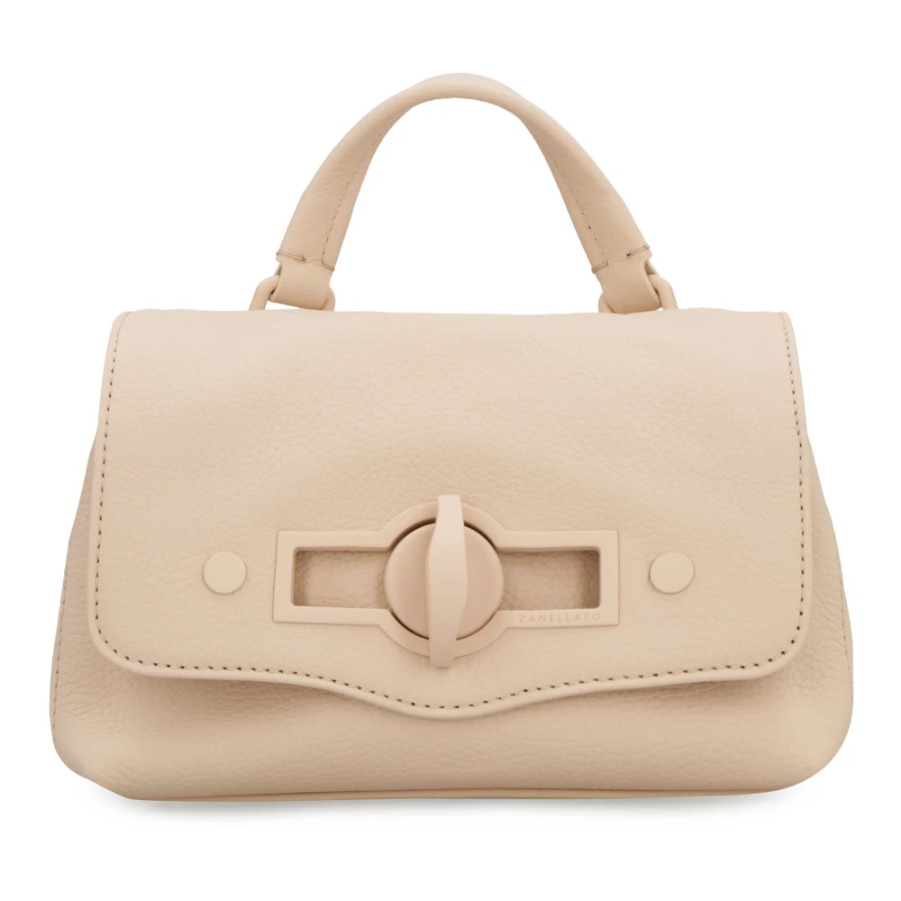 Zanellato Baby Leren Handtas met Studs Pink Dames