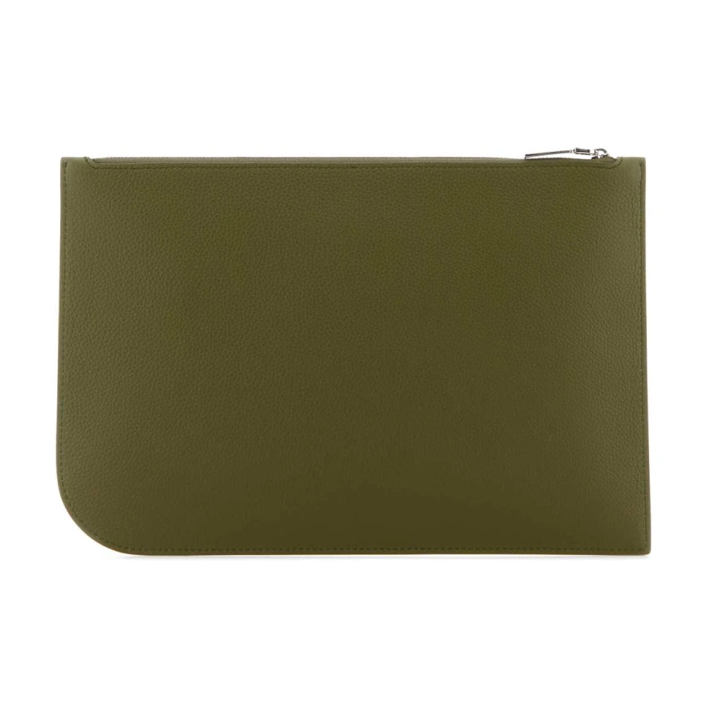 alexander mcqueen Groene leren Sling Pouch Green Heren