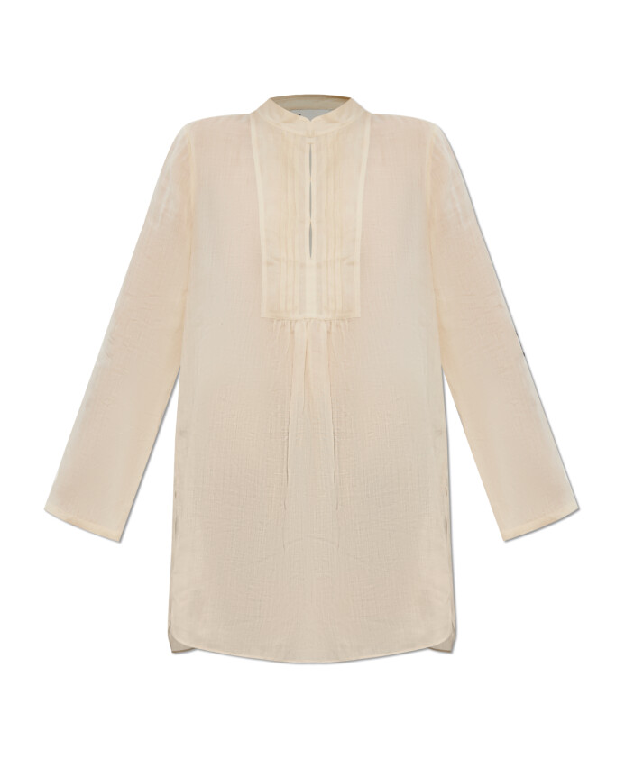 semi-sheer-geplooide-tuniek-top