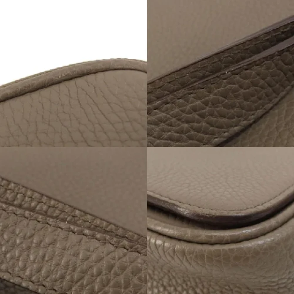 Bally Pre-owned Leather handbags Beige Heren
