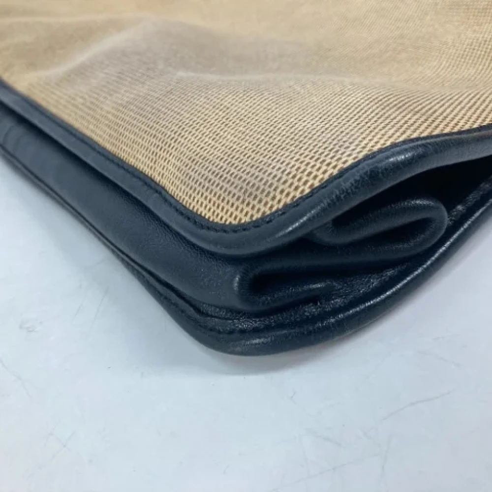 Gucci Vintage Pre-owned Fabric gucci-bags Beige Dames