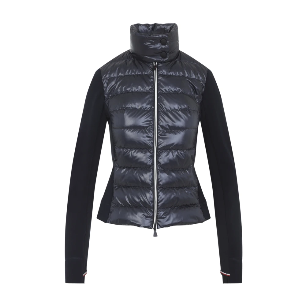 Moncler Women's Blue Grenoble Zip Up Cardigan Jacket