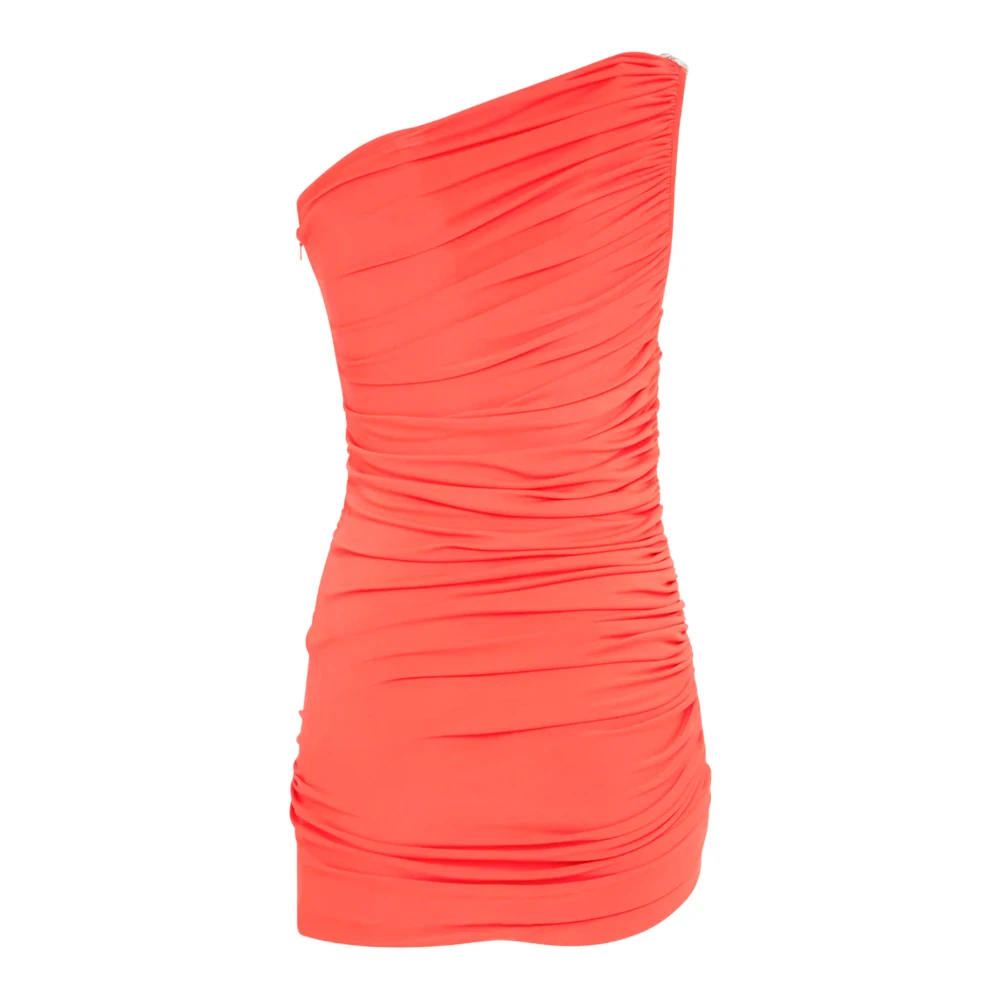 David Koma Oranje Crystal Claw Mini Jurk Orange Dames