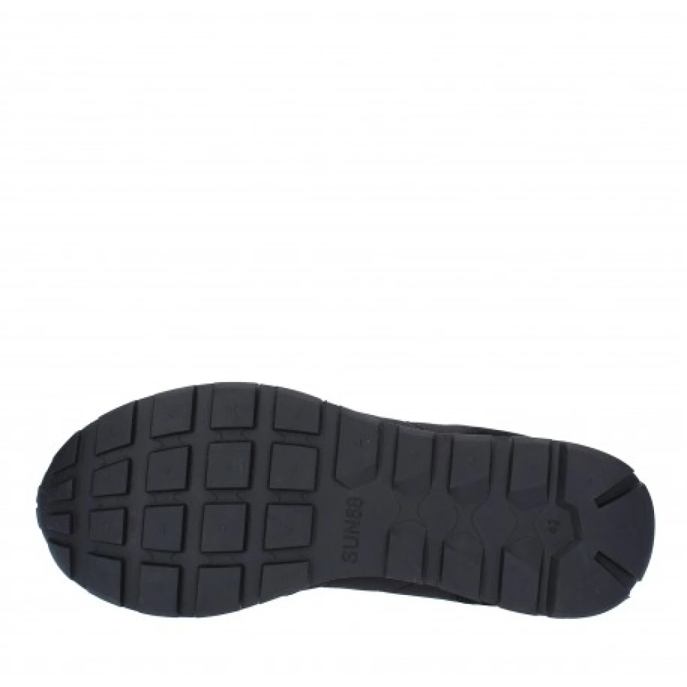 Sun68 Zwarte Sneakers Tom Solid Nylon Black Heren