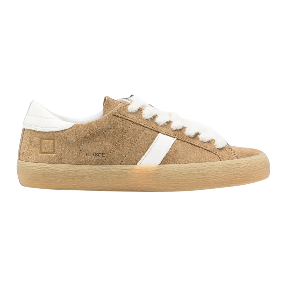 D.a.t.e. Donna Beige - Hill Low Suede - Shoes - 38 Eu