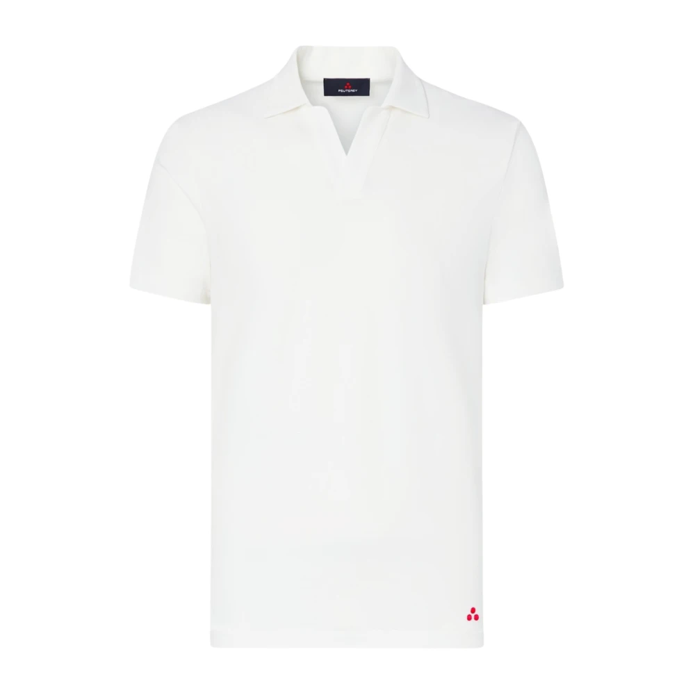 Peuterey White Polo Shirts, Male, L, New Helgo Polo