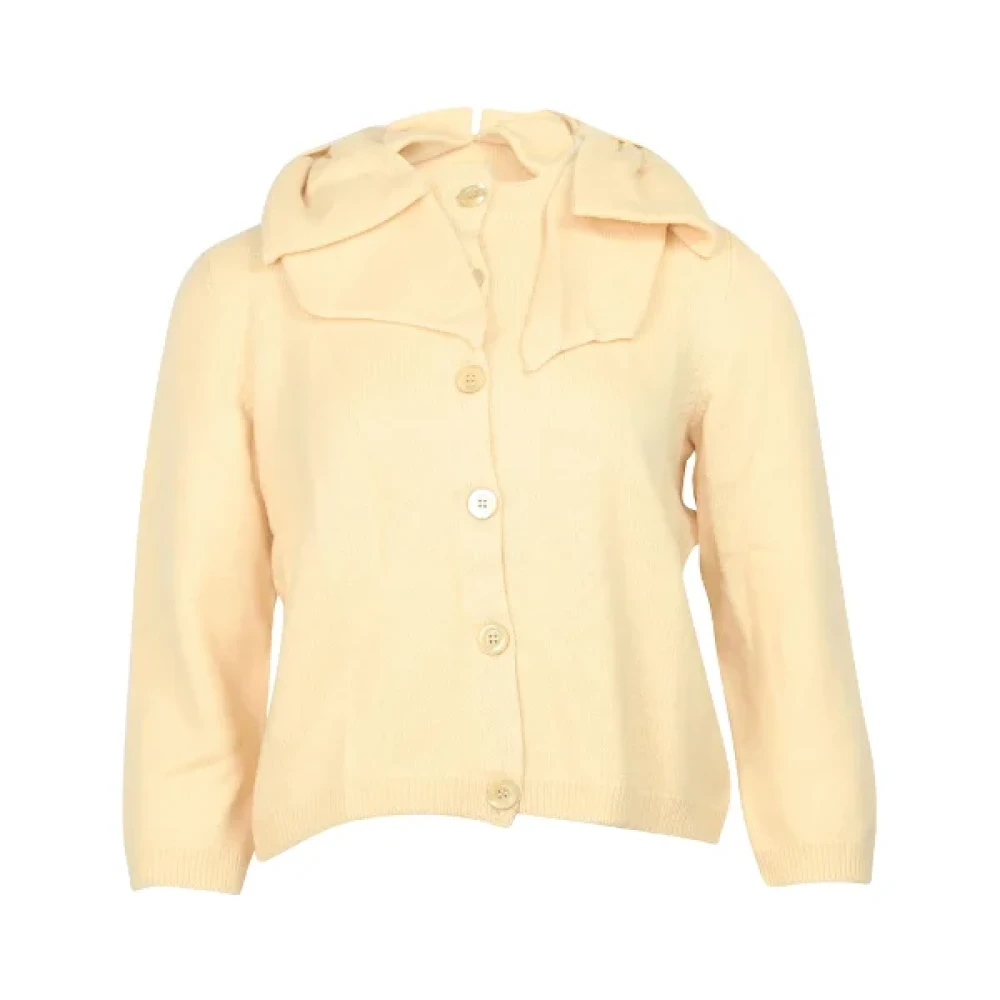 Moschino Pre-Owned Pre-owned Wool tops Yellow Dames