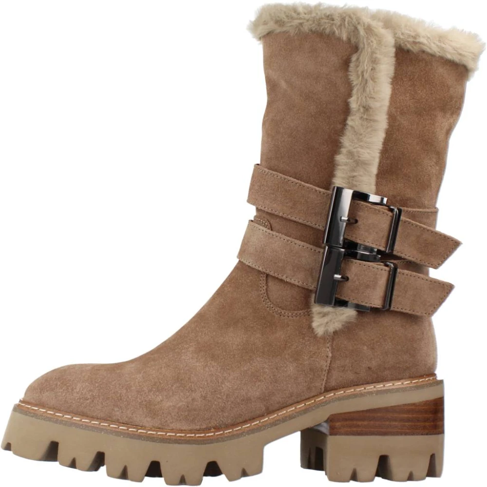 Alma en Pena Ankle Boots Brown Dames