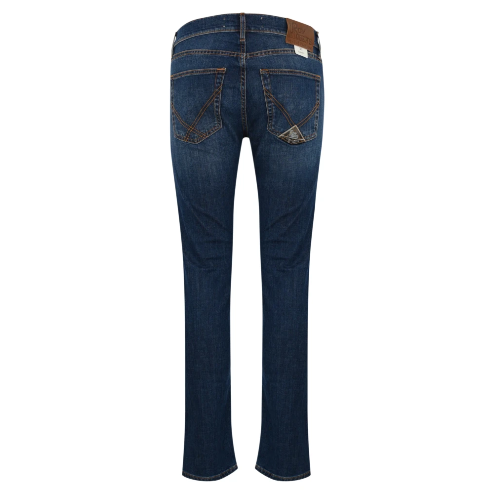 Roy Roger's Slim Fit Denim Broek Blue Heren