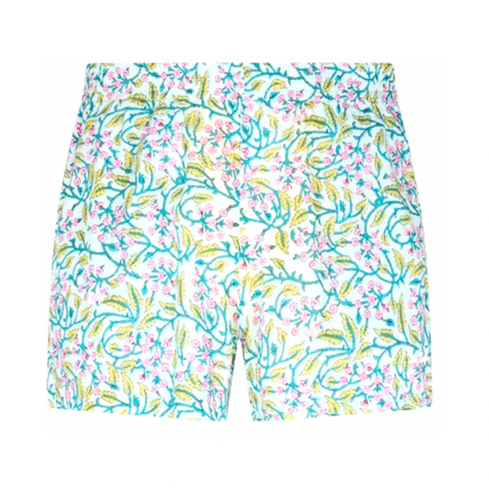 MC2 Saint Barth Shorts met bloemenprint en logo borduursel Multicolor Dames