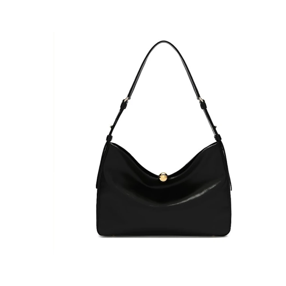 Furla Damen Schwarz Sfera Soft Schultertasche