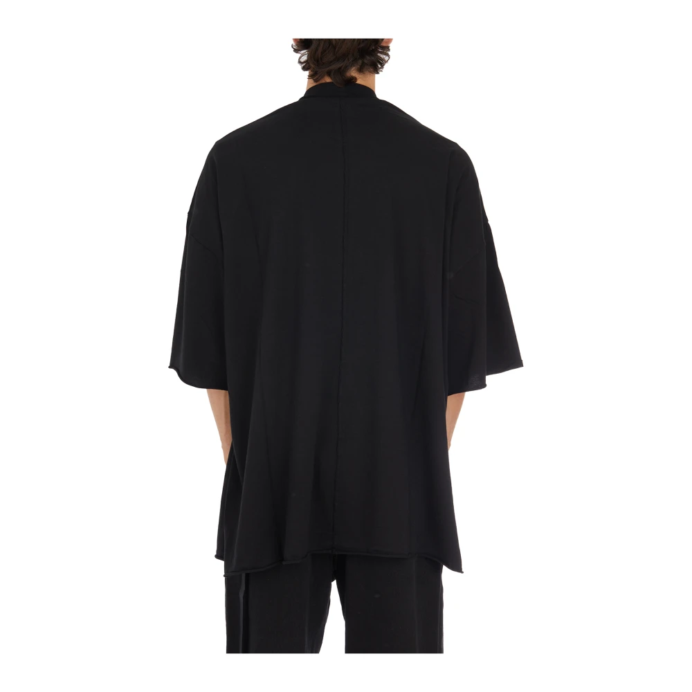 Rick Owens Zwarte Parel T-Shirt Stijlvol Model Black Heren