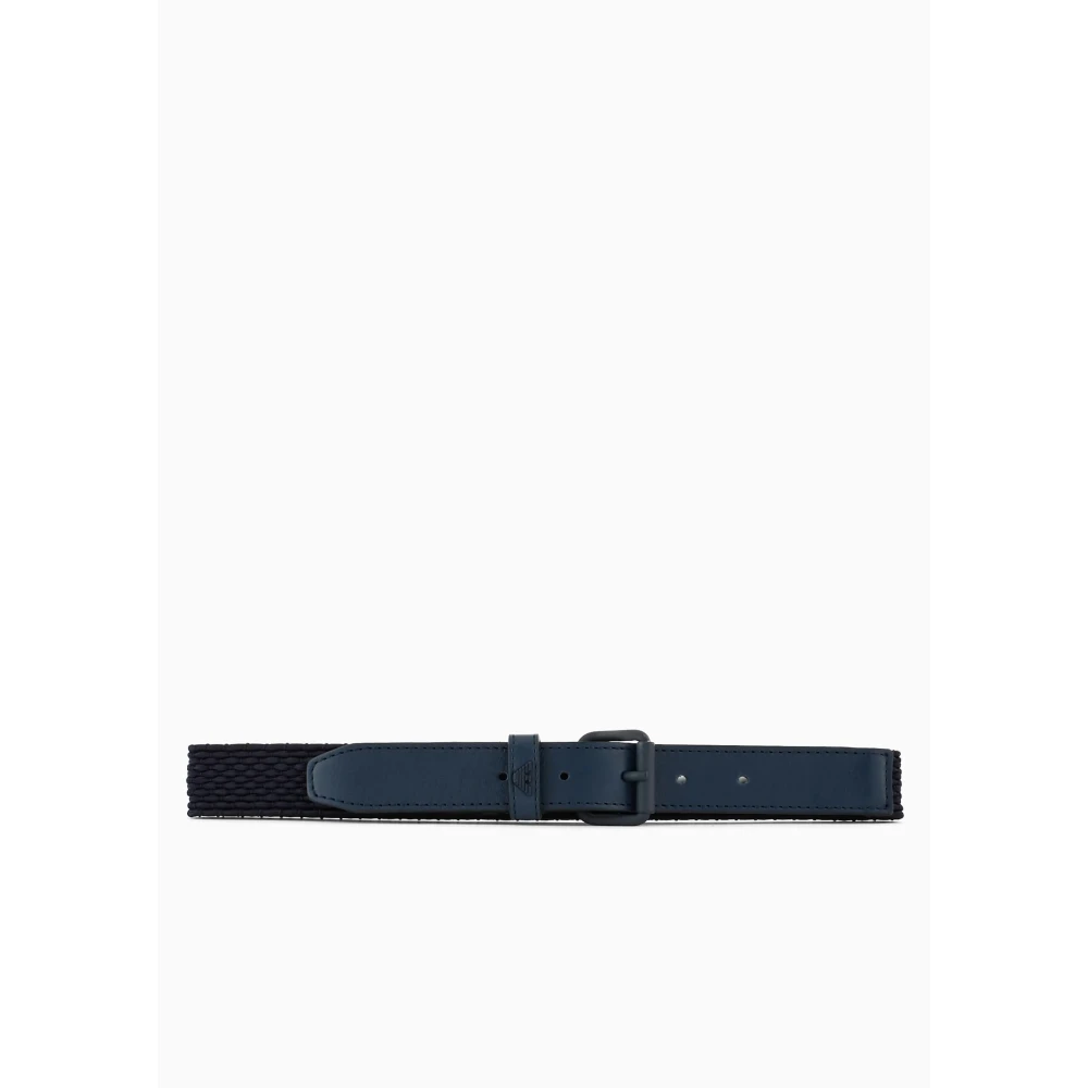 Armani Gevlochten Riem Stijl 401522 Blue Heren