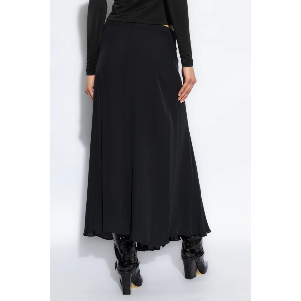 Cult Gaia Zijden rok Shera Black Dames