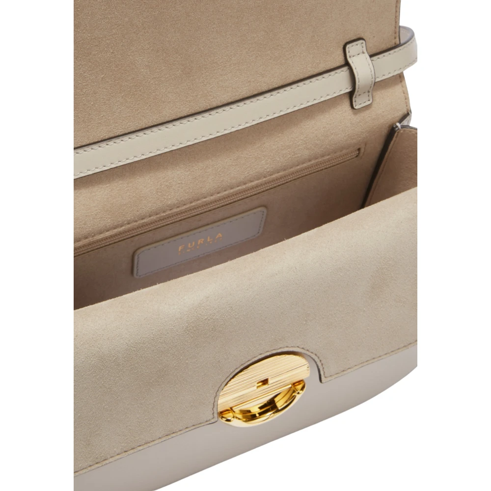 Furla Vanilla Crossbody Tas Sphere Model Beige Dames