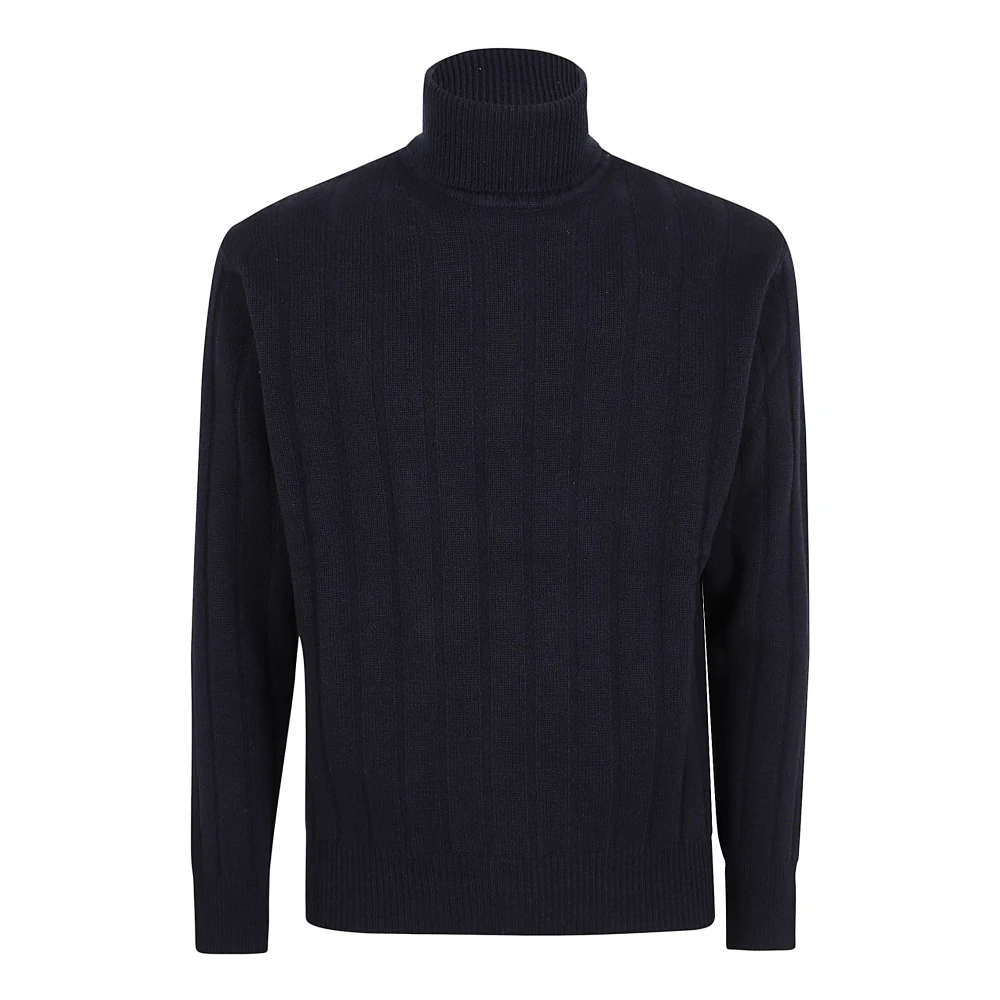 Lardini Luxe Coltrui Trui Blauw Blue Heren