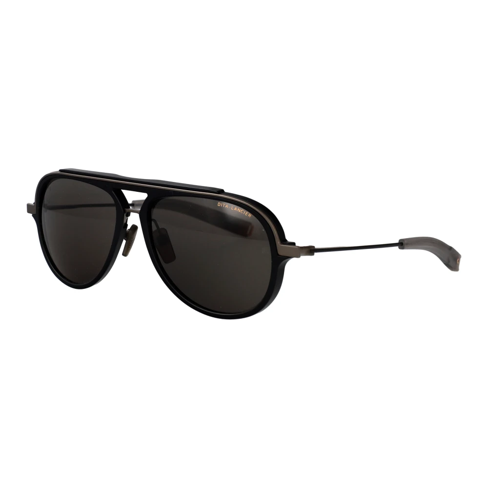 Dita Black Sunglasses, Male, 61 Mm, Lancier Lsa-406 Sunglasses