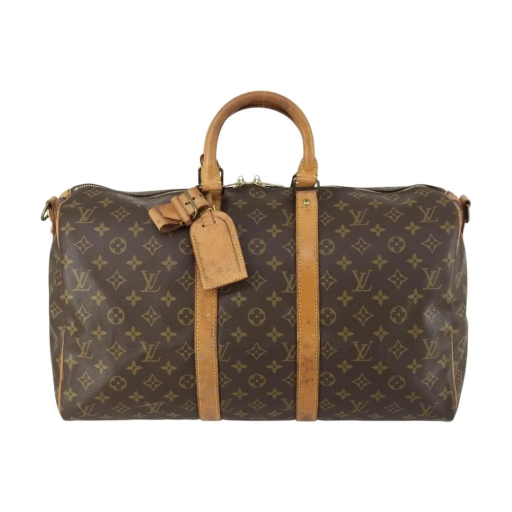 Louis Vuitton Vintage Women's Brown Pre-Owned Keepall Travel Bag