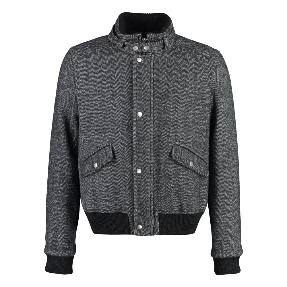Isabel marant Peter Wool Bomber Jack Gray Heren