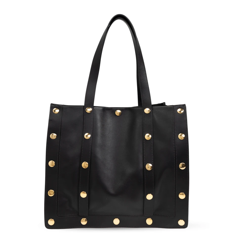 Moschino Shopper tas met studs Black Dames