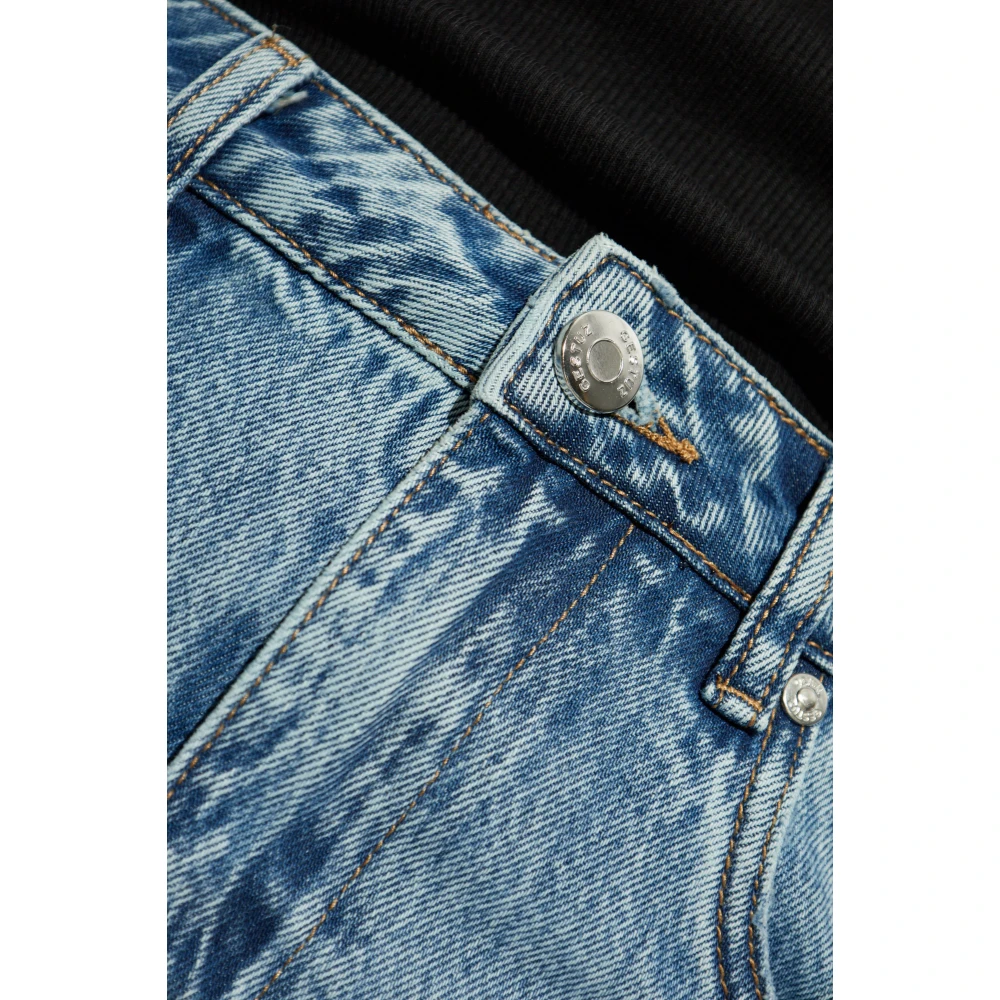 Gestuz Rok met split Blue Dames