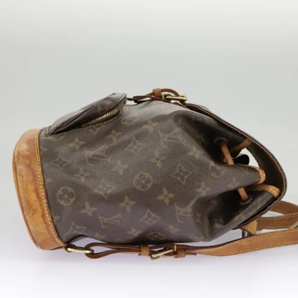 Louis Vuitton Vintage Pre-owned Canvas backpacks Brown Dames
