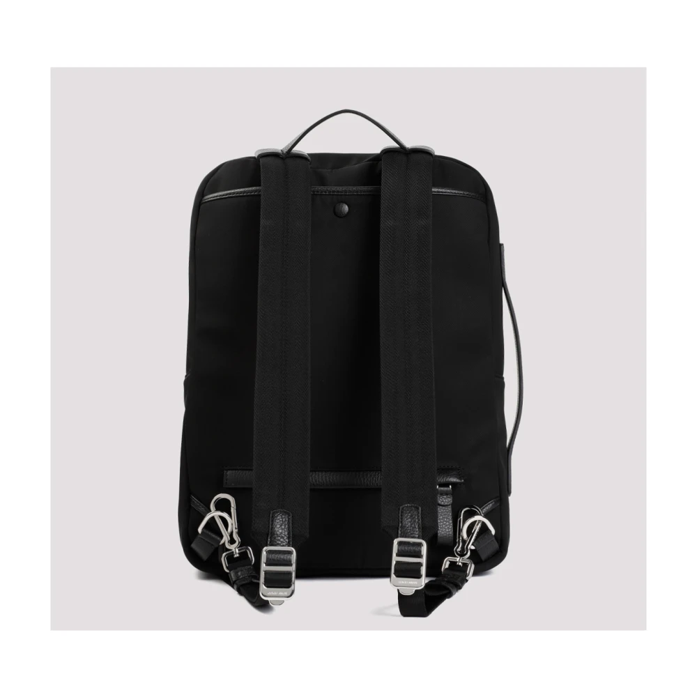 Giorgio Armani Zwarte Bucket Bag & Rugzak Black Heren