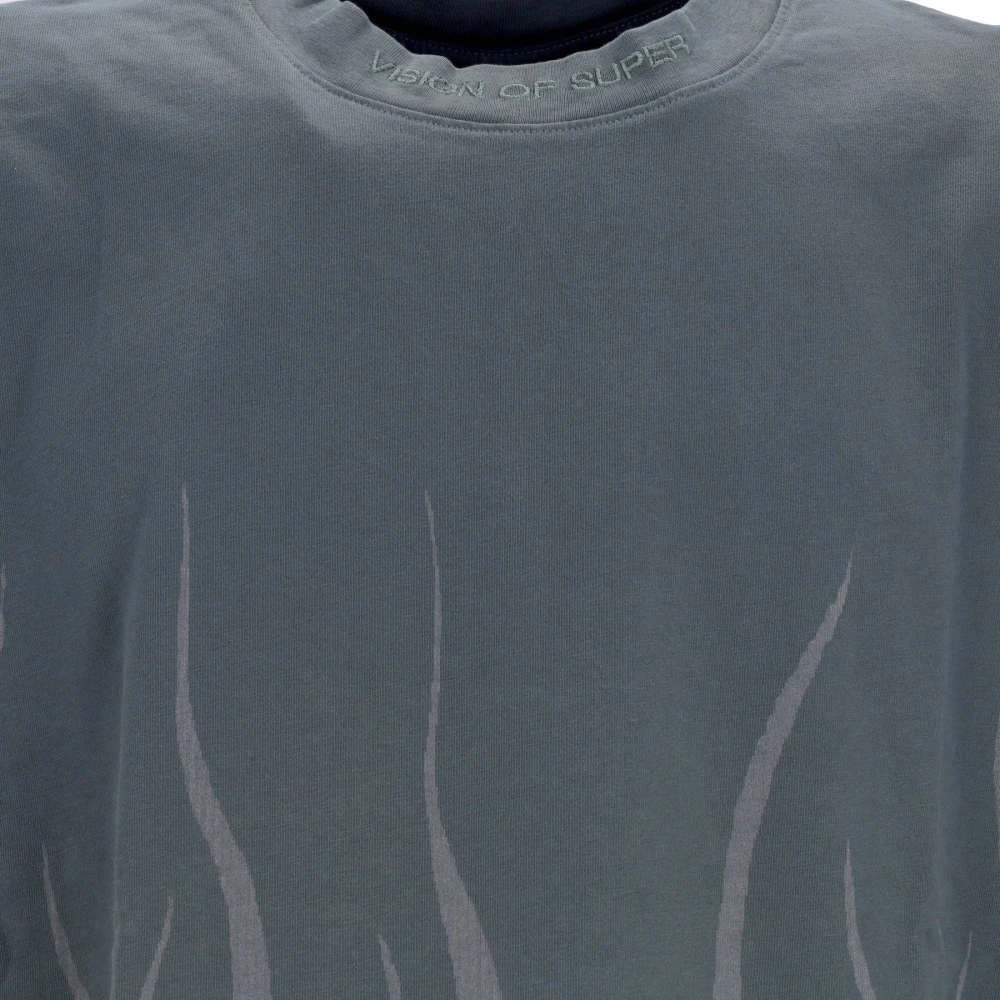 Vision OF Super Flames Heren T-shirt Balsam Groen Green Heren