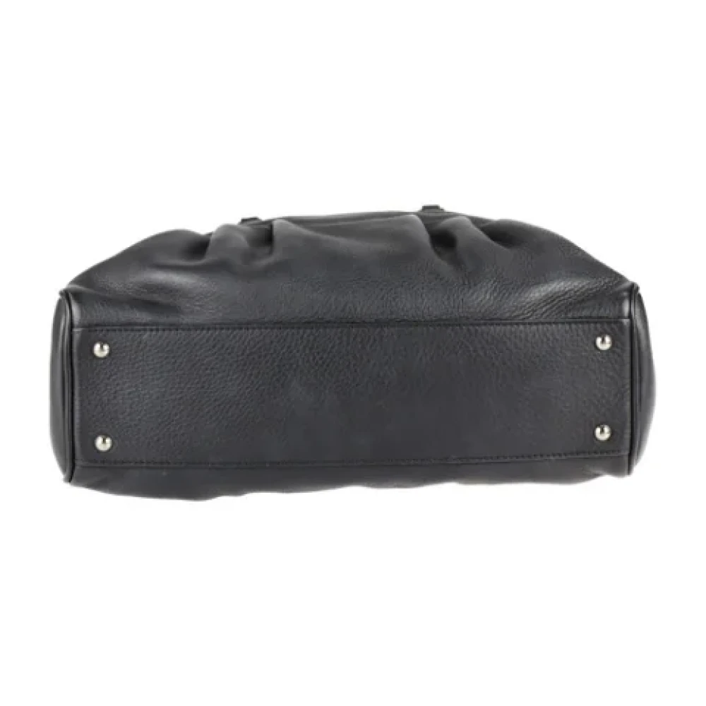 Salvatore Ferragamo Pre-owned Leather handbags Black Dames