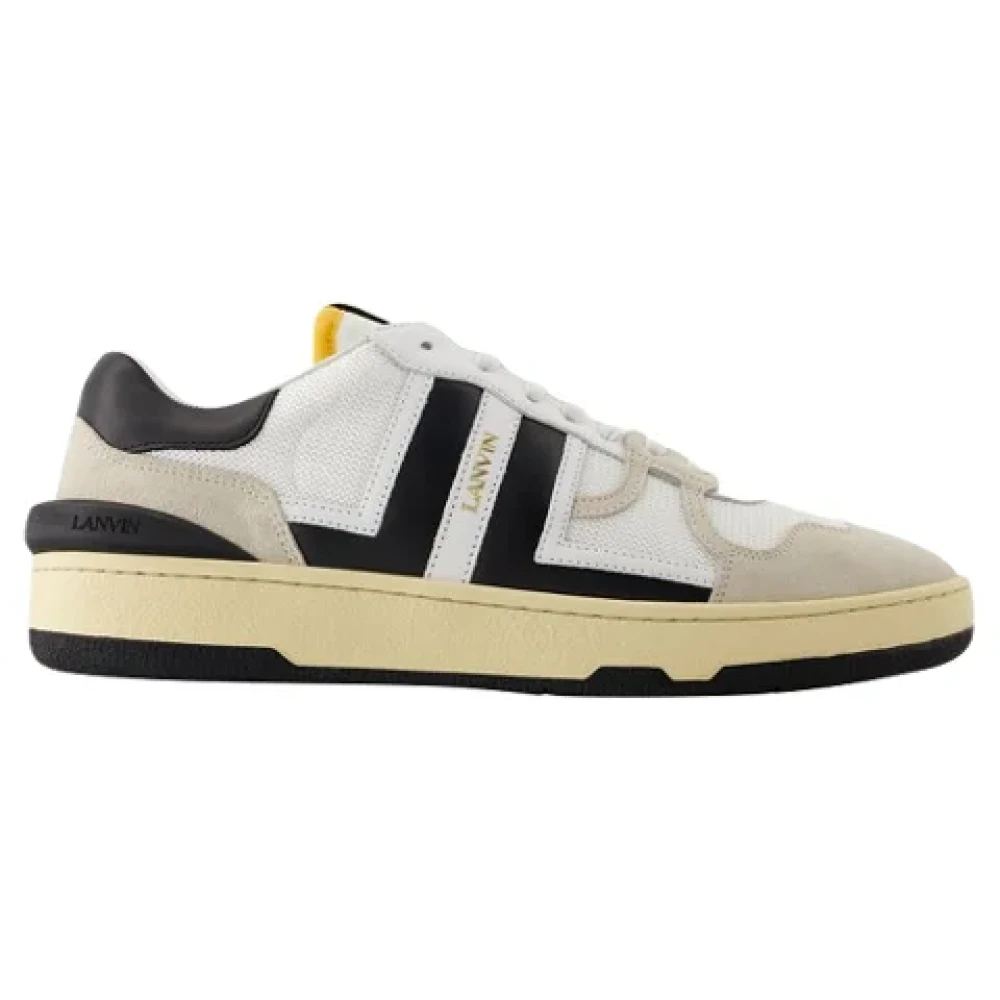 Lanvin Laeder sneakers White, Herr