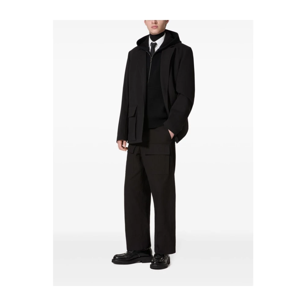 Valentino Garavani Zwarte Broek voor Mannen Aw24 Black Heren