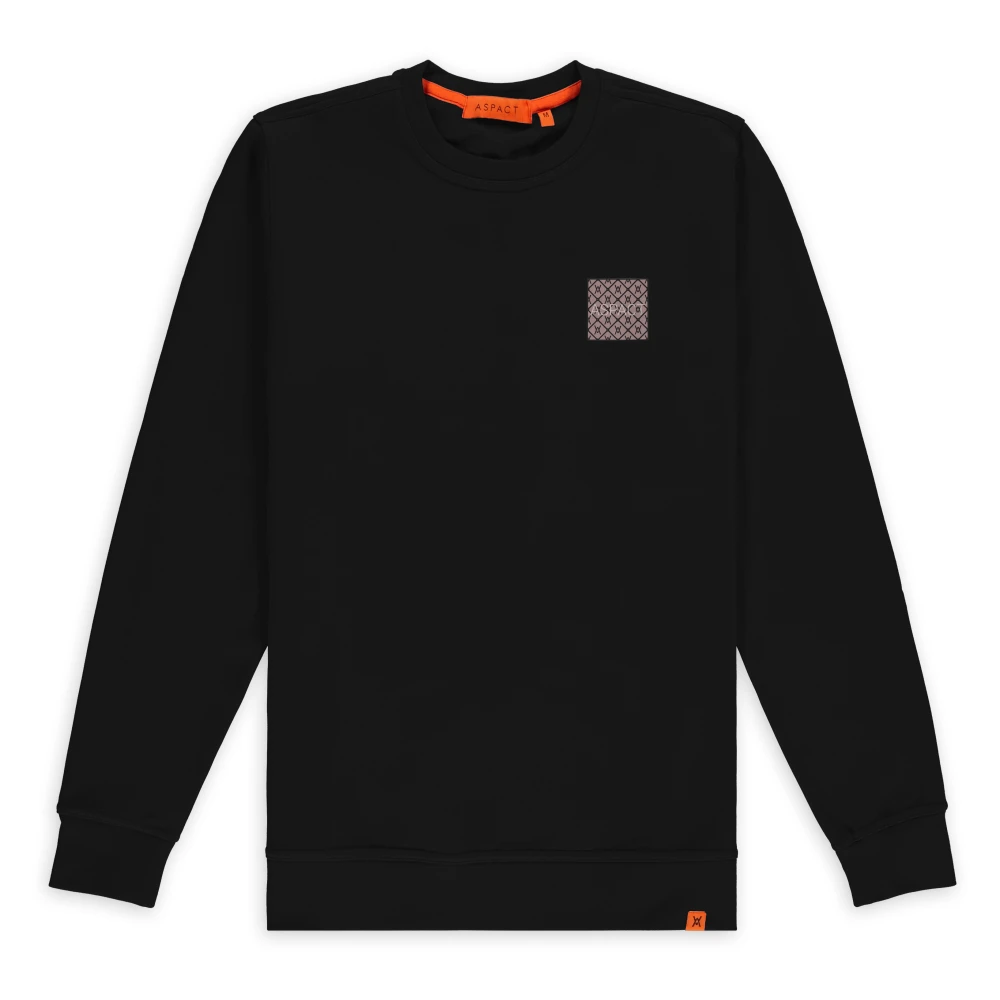 Aspact Denzell Crewneck Black Heren