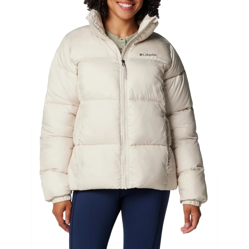 Columbia Winter Puffect Jas Ivoor White Dames