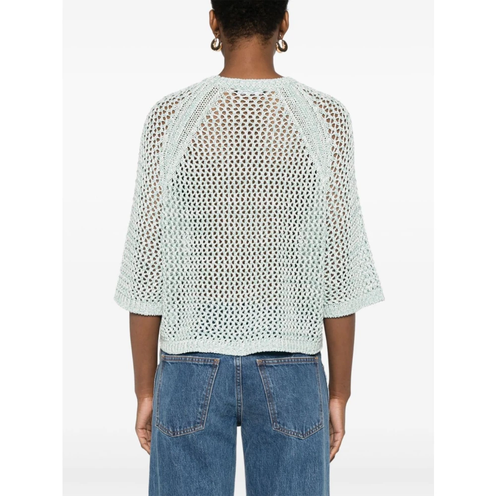 Fabiana Filippi Stijlvolle Sweater Collectie Green Dames