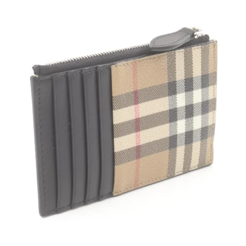 Burberry Vintage Pre-owned Canvas wallets Beige Dames
