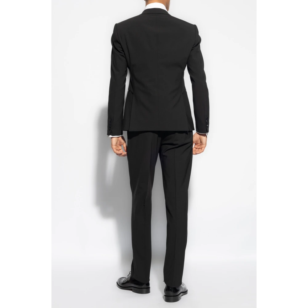 Emporio Armani Wollen pak Black Heren