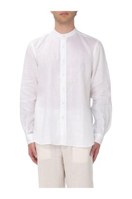 white-linen-shirt-mandarin-collar