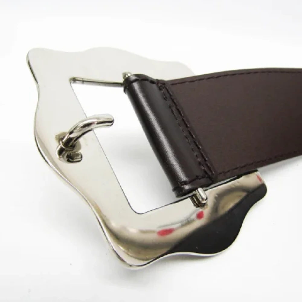 Gucci Vintage Pre-owned Leather belts Brown Dames