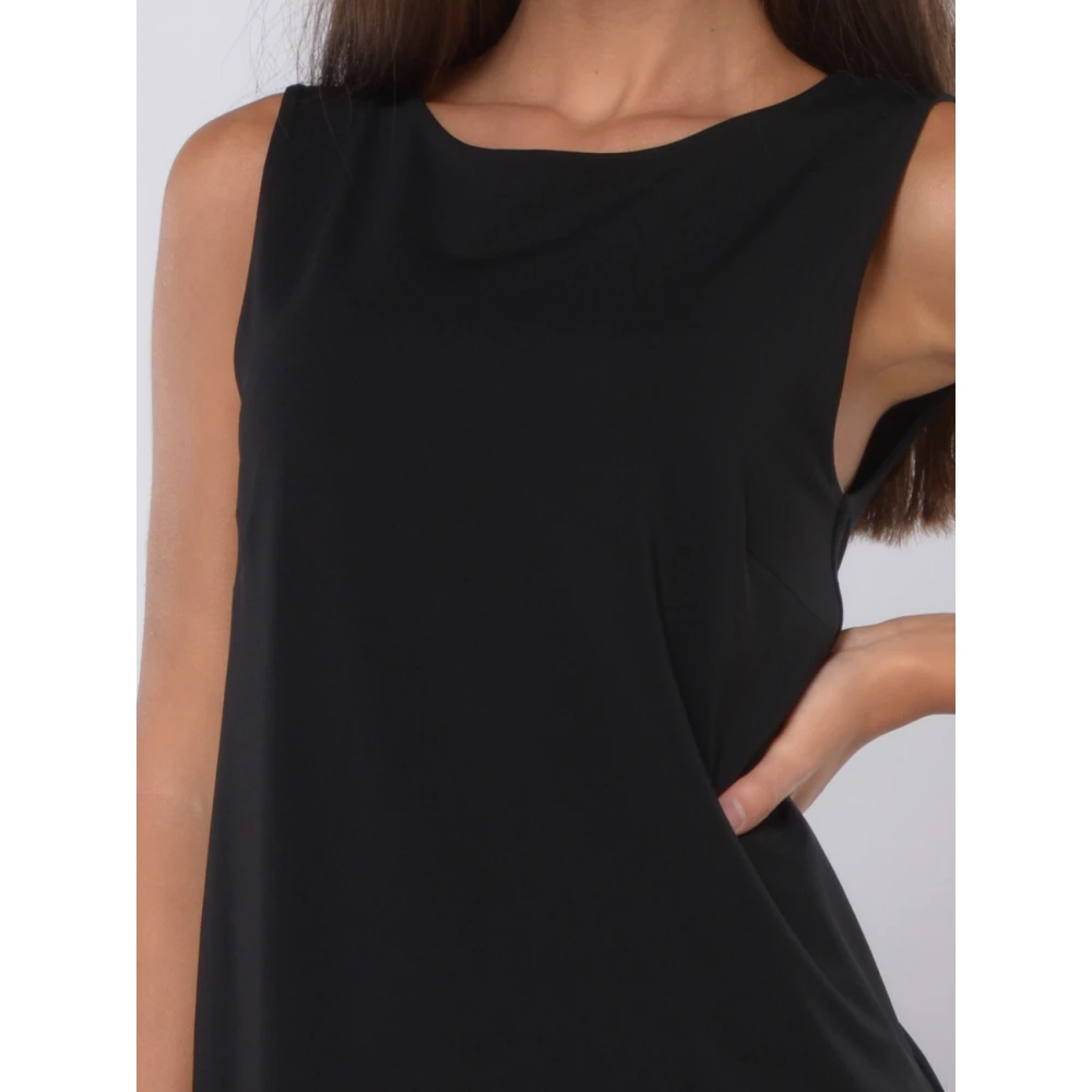 Kaos Asymmetrische Blouse Black Dames