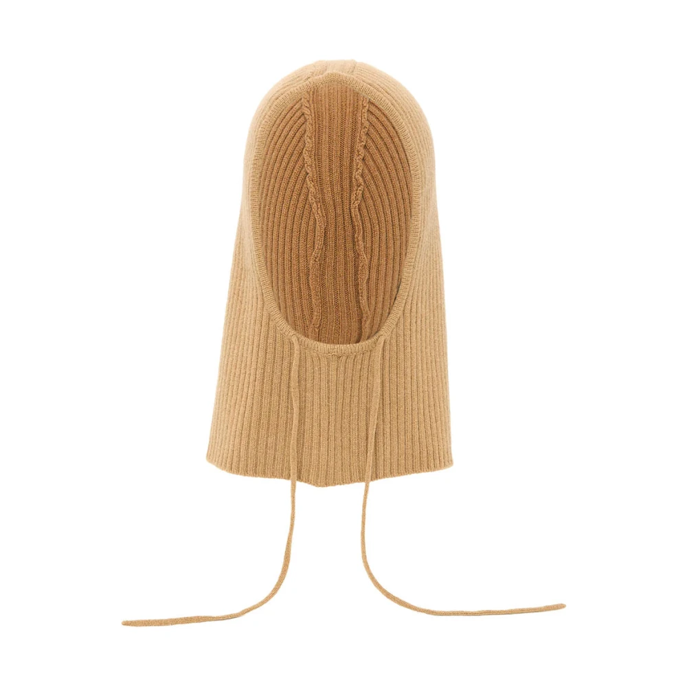 Yves Salomon Women's Beige Flannel And Fox Fur Ushanka