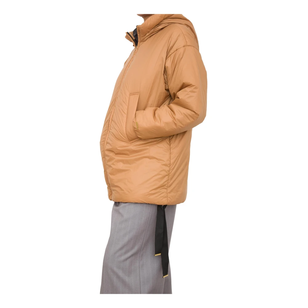 Twinset Kameel Caban Jas Brown Dames