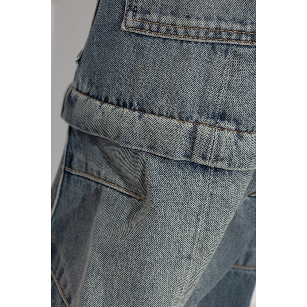 Balenciaga Jeans met zakken Blue Dames