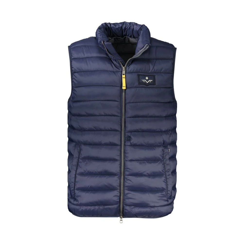 Armata Di Mare Blauwe Polyamide Jas Blue Heren