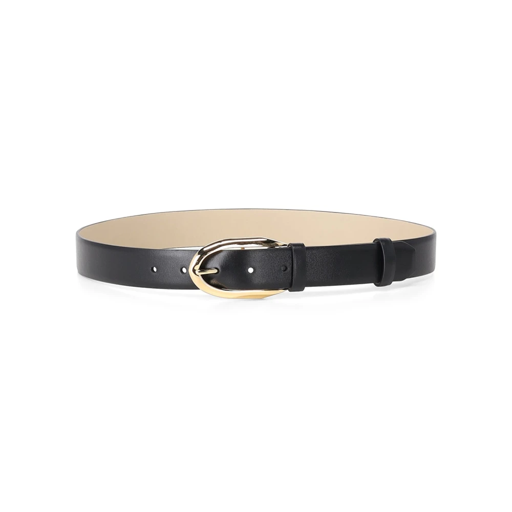 Givenchy Women's Black Leather Belt - Belts - 90 Cm - Accessories